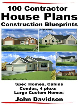 cover image of 100 Contractor House Plans Construction Blueprints